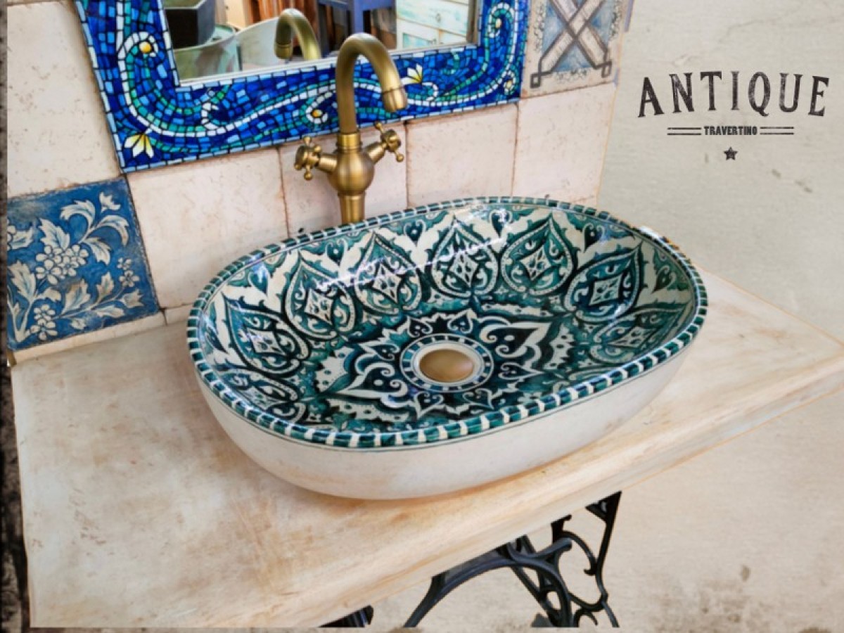 Afra handmade bathroom sinks Arabic style price