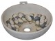 Round Washbasin Handmade Pebble Design Prices