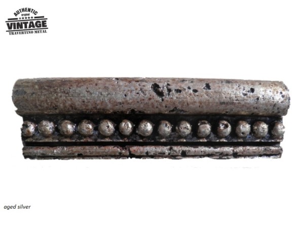 London Μεταλλικά Λιστέλο Τραβερτίνο Ρουστίκ