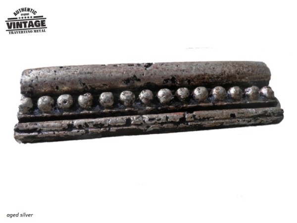 London Μεταλλικά Λιστέλο Τραβερτίνο Ρουστίκ