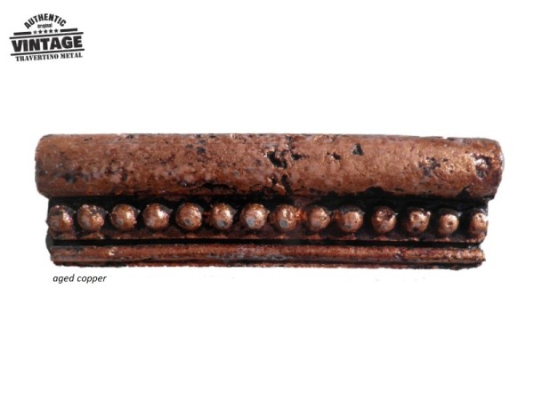 London Μεταλλικά Λιστέλο Τραβερτίνο Ρουστίκ