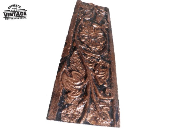 Μεταλλικές Τραβερτίνο Μπορντούρες Μαργαρίτα Χαλκού