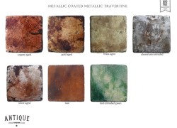 Μεταλλικές Αποχρώσεις Τραβερτίνο Για Μπορντούρες