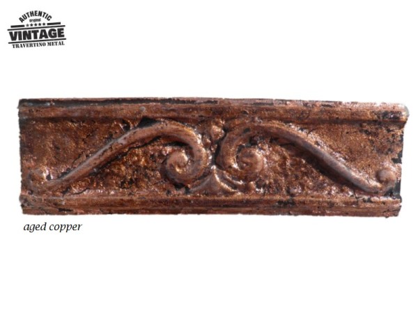 Παλαιωμένες Μεταλλικές Μπορντούρες Τραβερτίνο Κνωσός Τιμές