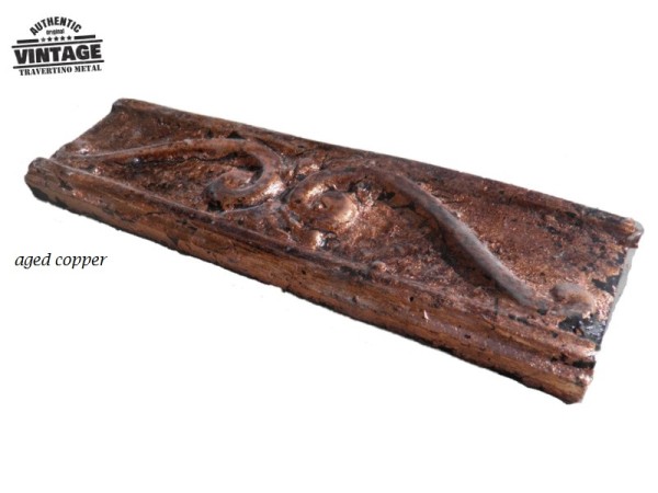 Παλαιωμένες Μεταλλικές Μπορντούρες Τραβερτίνο Κνωσός Τιμές