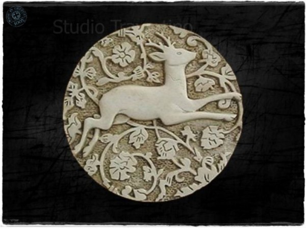 Ελάφι Στρογγυλό Διακοσμητικό Ντεκόρ Σπιτιού