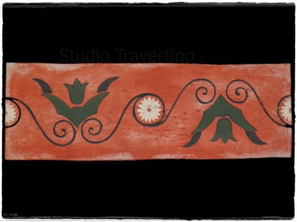 Ελούντα Χειροποίητες Ζωγραφική Μπορντούρες Μπάνιου 5001