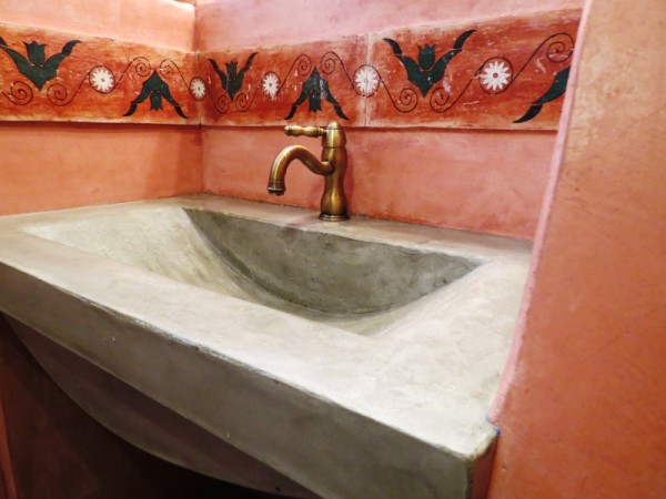 Ελούντα Χειροποίητες Ζωγραφική Μπορντούρες Μπάνιου 5001