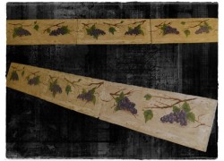 Κουζίνας Μπάνιων Χειροποίητες Μπορντούρες Listello Σταφύλια