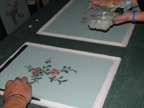 Λήδα Χειροποίητες Εσωτερικές Πόρτες Ζωγραφισμένες Κρακελέ