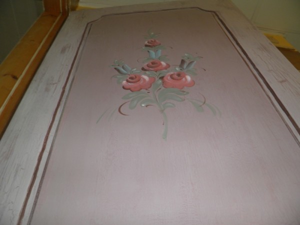 Πόρτα Ρετρό Αθηνά ζωγραφική Παλαιού Στυλ Πεπαλαιωμένη