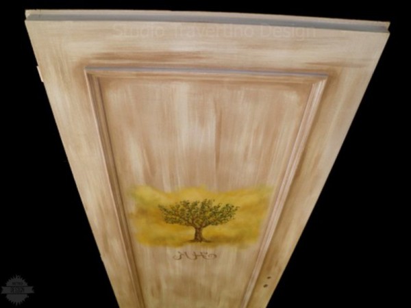 Πόρτες Παλαιωμένες Χειροποίητες Με Ζωγραφική Σχέδια