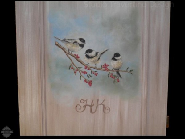 Πόρτες Παλαιωμένες Χειροποίητες Με Ζωγραφική Σχέδια