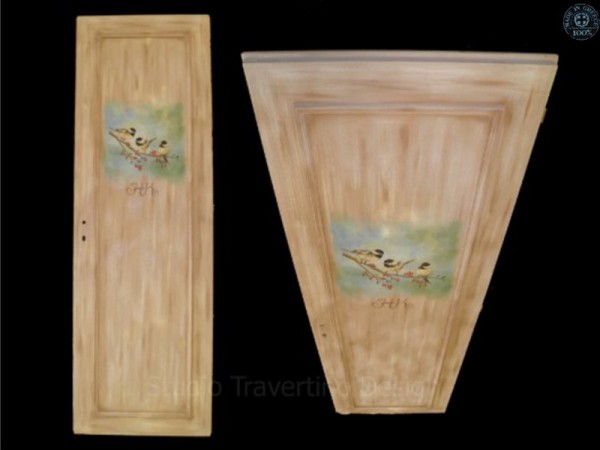 Πόρτες Παλαιωμένες Χειροποίητες Με Ζωγραφική Σχέδια