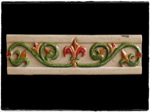 Τήλος Ζωγραφιστά Ντεκόρ Λιστέλο Τραβερτίνο 