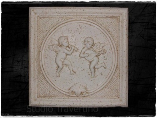 Τοίχου Ντεκόρ Ανάγλυφο Αγγελάκια 