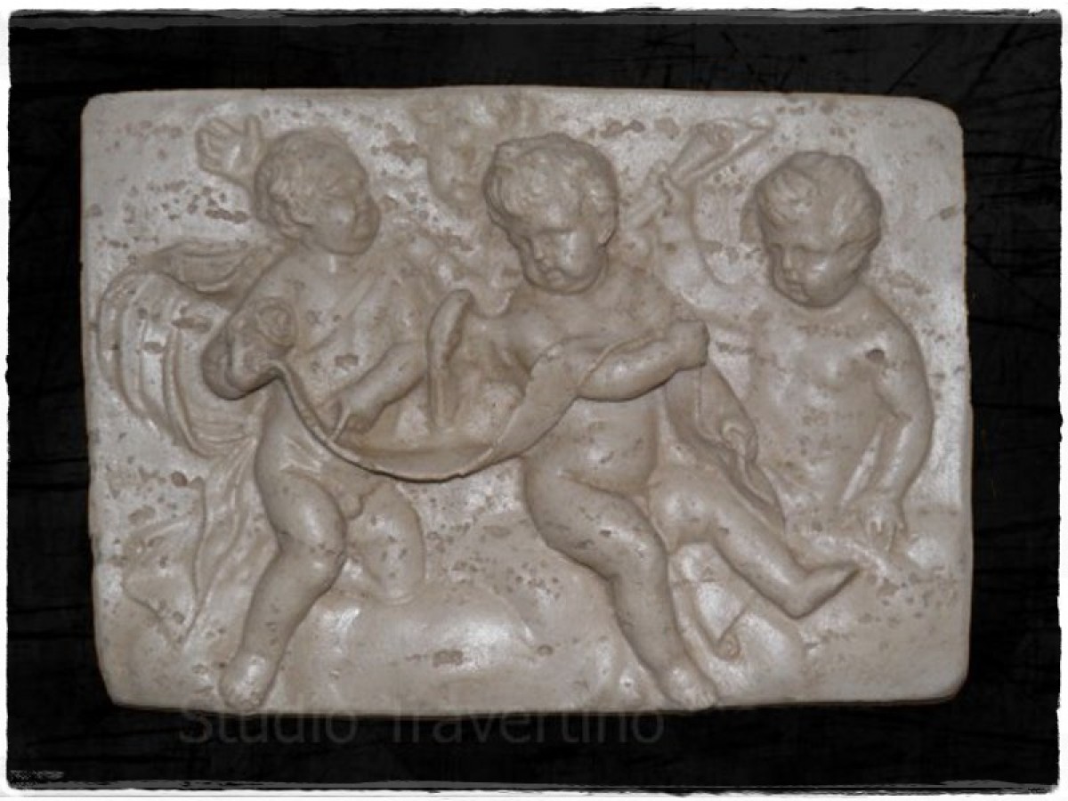 Τραβερτίνο Ντεκόρ Διακόσμησης Τοίχου Άγγελοι