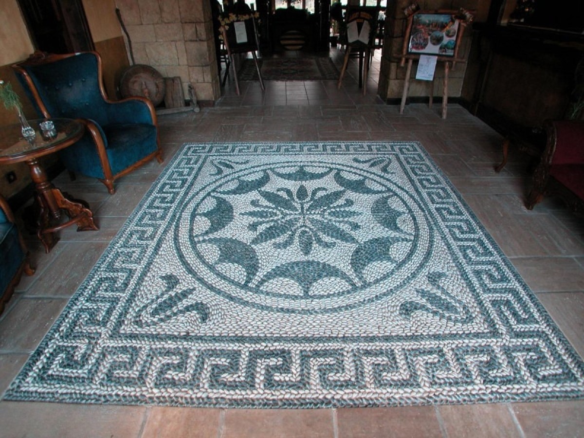 Αφρόεσσα βοτσαλωτά έργα τέχνης δαπέδου 