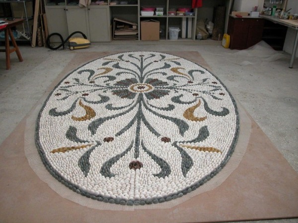 Pebble mosaic floor Sami