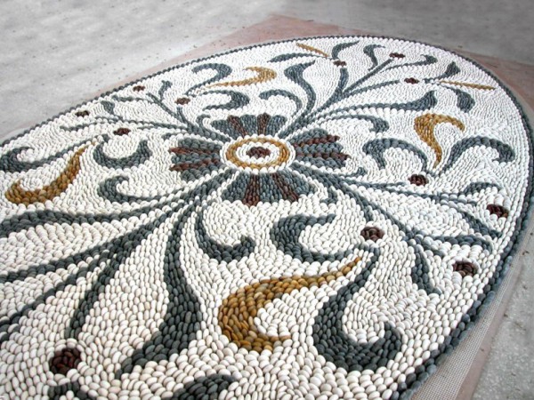 Pebble mosaic floor Sami
