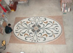 Pebble mosaic floor Sami