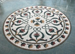 Pebbles in Mani net pattern!