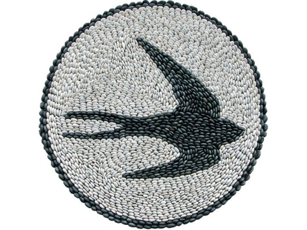 Pebble Tile With Swallow Design Offer