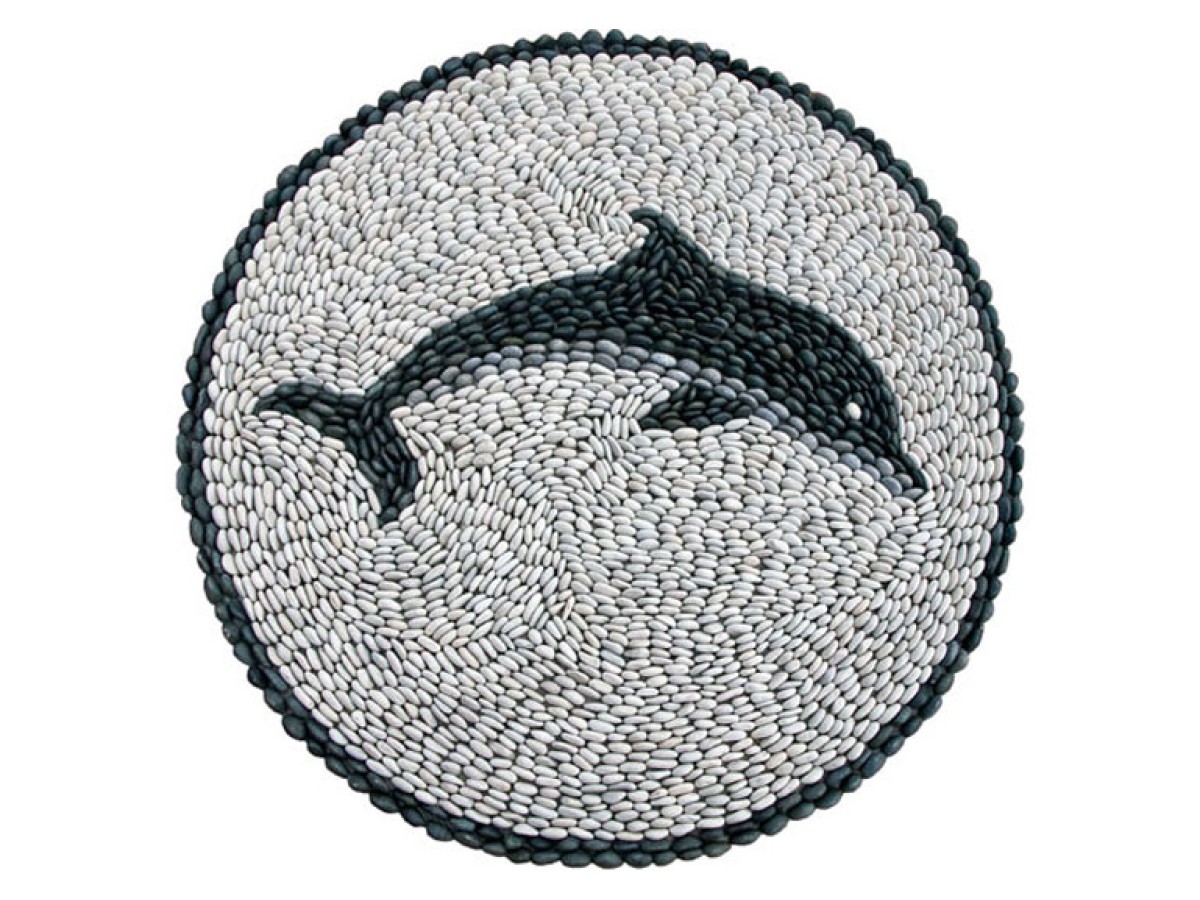 Βότσαλο Μωσαϊκό Με Σχέδιο Δελφίνι Προσφορά