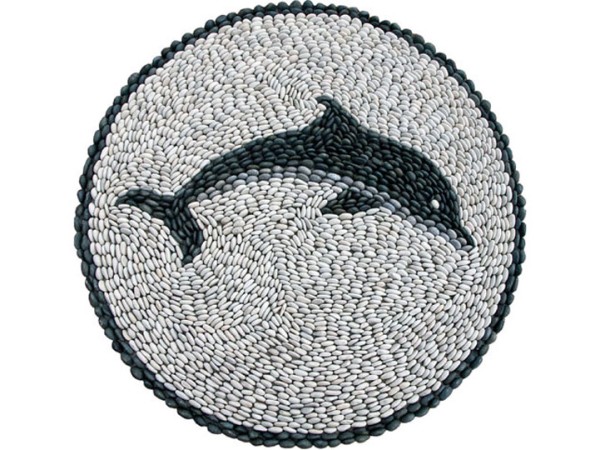 Βότσαλο Μωσαϊκό Με Σχέδιο Δελφίνι Προσφορά