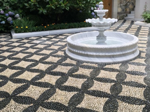 Γεωμετρικά βοτσαλωτά δάπεδα Ιωάννα 