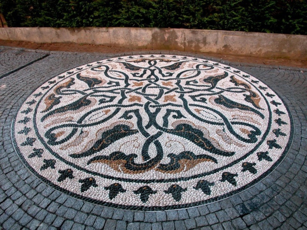 Ντεκόρ βότσαλα επένδυση δαπέδων τοίχων Νέδα 