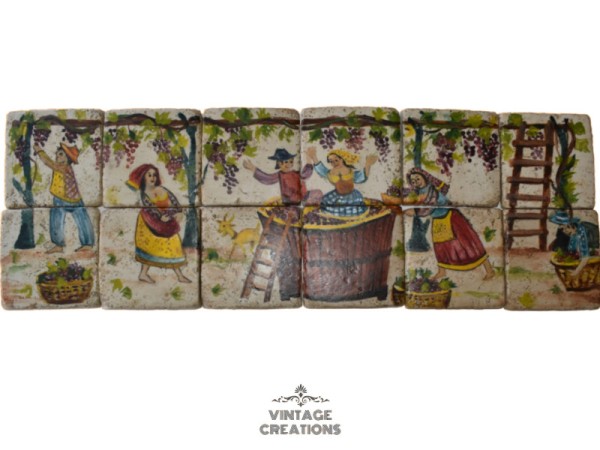 Handmade Painted Tiles Harvest Festival at Patitiri