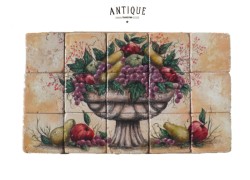 Kitchen show tiles handmade fruit bowl