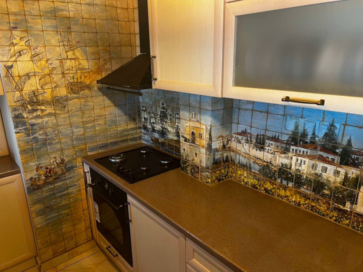 Ζωγραφιστά Πλακάκια Παράσταση Ναυμαχία των Σπετσών!