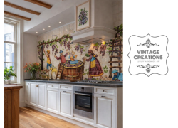 Handmade Painted Tiles Harvest Festival at Patitiri