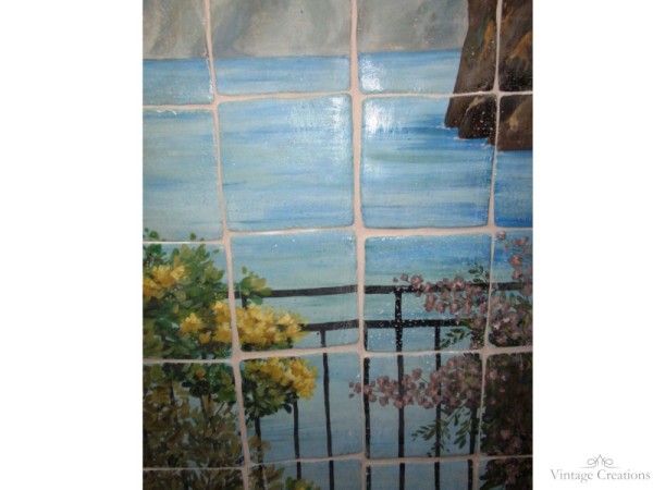 Χειροποίητη Επένδυση Τοίχου Ζαγορά Πλακάκια Σχέδιο Αντικέ.