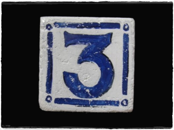 Ντεκόρ Πλακάκια Χειροποίητα Αντικέ Τραβερτίνο Αριθμοί