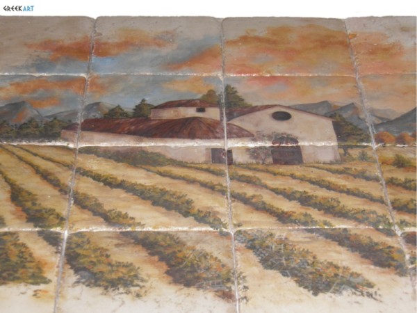 Παράσταση Ντεκόρ Τζουμέρκα Από Πλακάκια Χειροποίητα