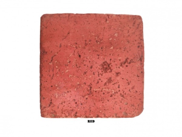 Χειροποίητα πλακάκια τραβερτίνο φυσικές αποχρώσεις 9,6 χ 9,6 cm