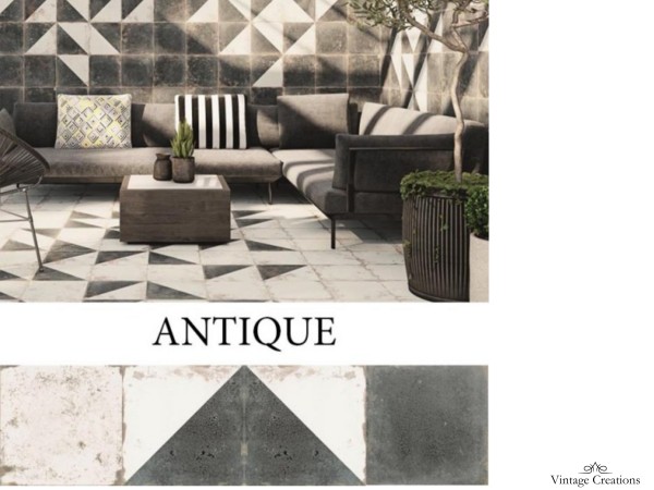 Antique πλακάκια retro διακοσμητικά