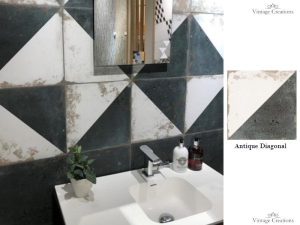 Antique πλακάκια retro διακοσμητικά