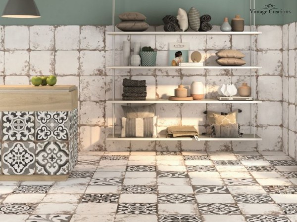 Antique πλακάκια retro διακοσμητικά