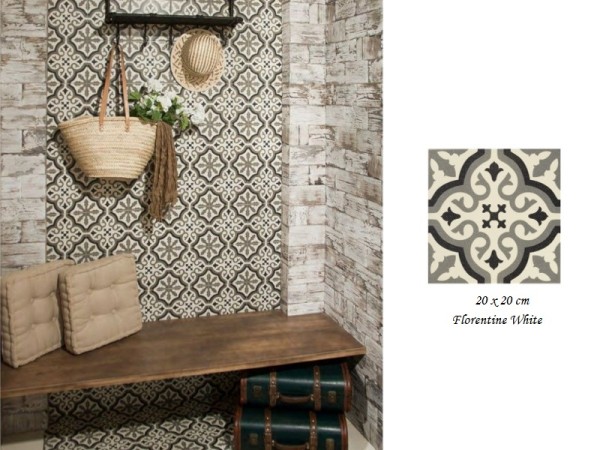 Florentine Κλασικά Vintage Πλακίδια Για Επένδυση Τοίχων Και Δαπέδων.