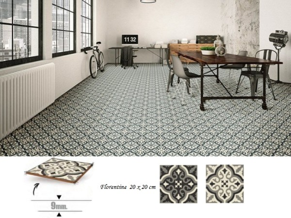 Florentine Κλασικά Vintage Πλακίδια Για Επένδυση Τοίχων Και Δαπέδων.