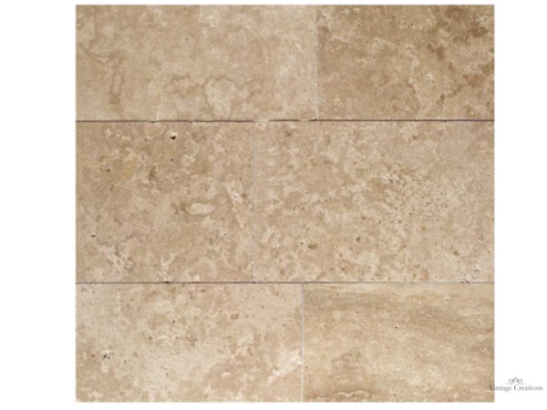 Φυσικά πλακάκια από πέτρωμα travertino σε modulo