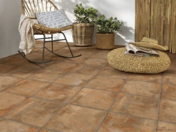 Πλακίδια δαπέδου rustic cotto etrusco 1 