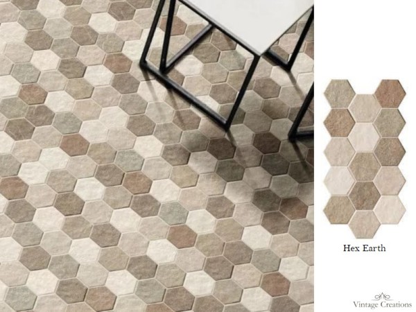 Πλακίδια Stonehenge τύπου εξαγωνικά 