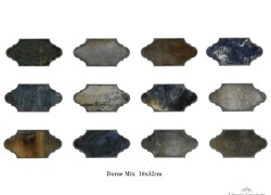 Vintage Πλακίδια Σατινέ Τοίχων Δαπέδων Dorne