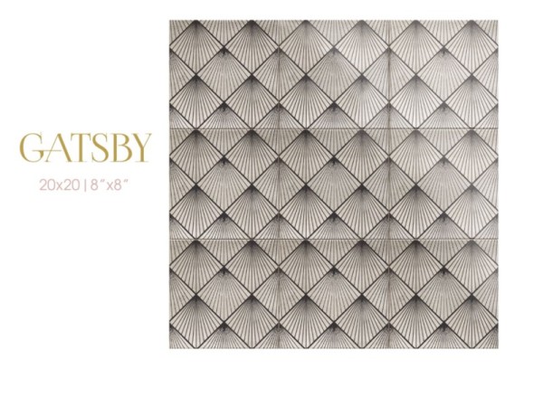 Πλακάκια Κλασικά Σχέδια Τοίχου Gatsby. 