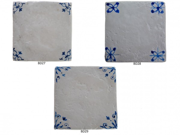 Blue Design Χειροποίητα Πλακάκια Τραβερτίνο Mix Σχέδια Κλασικά